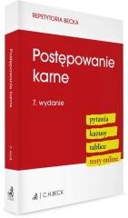okładka Postępowanie karne. Pytania. Kazusy. Tablice... książka | Praca Zbiorowa
