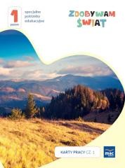okładka Zdobywam świat. Karty pracy cz.1 jesień Poziom 1 książka | Justyna Hadryś