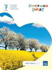 okładka Zdobywam świat. Karty pracy cz.3 wiosna/lato P.7 książka | Justyna Hadryś