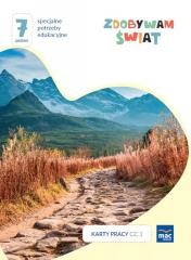 okładka Zdobywam świat Karty pracy c.1 - jesień Poziom 7 książka | Justyna Hadryś