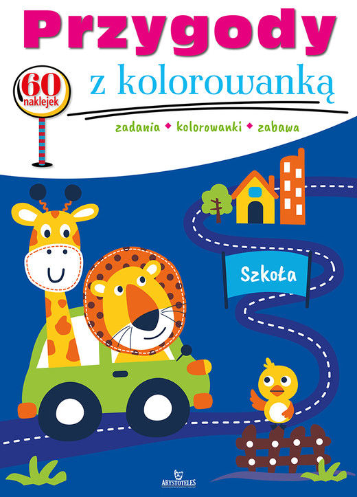 okładka Przygody z kolorowanką książka | Monika Matusiak