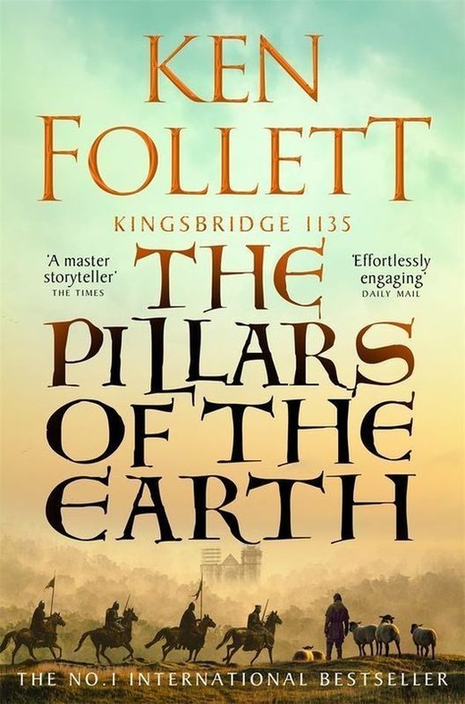 okładka The Pillars of the Earth książka | Ken Follett