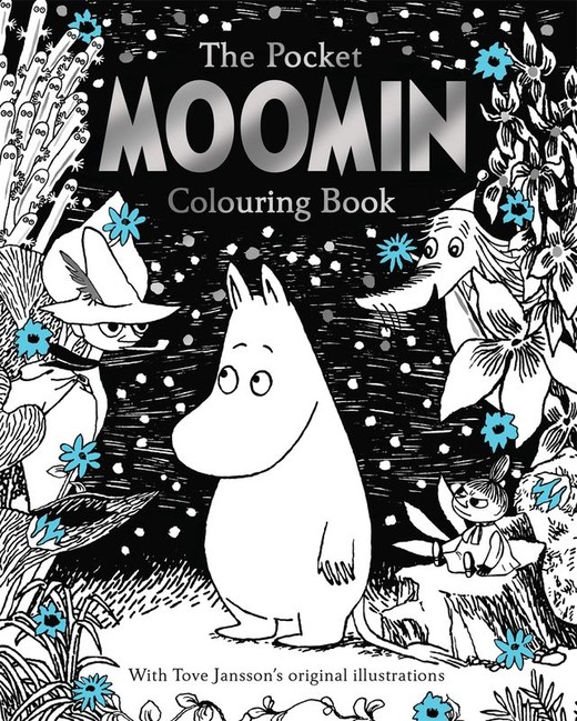 okładka The Pocket Moomin Colouring Book książka | Tove Jansson