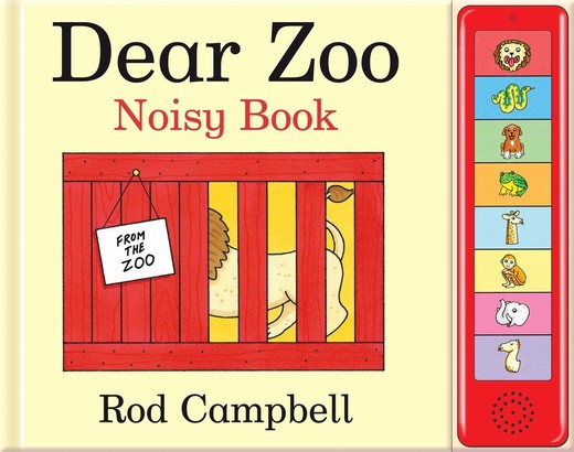 okładka Dear Zoo Noisy Book książka | Rod Campbell
