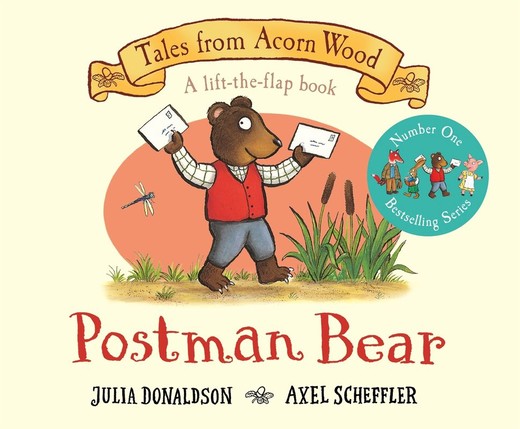 okładka Postman Bear książka | Donaldson Julia
