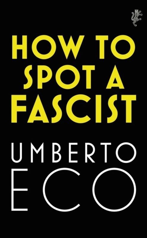 okładka How to Spot a Fascist książka | Umberto Eco