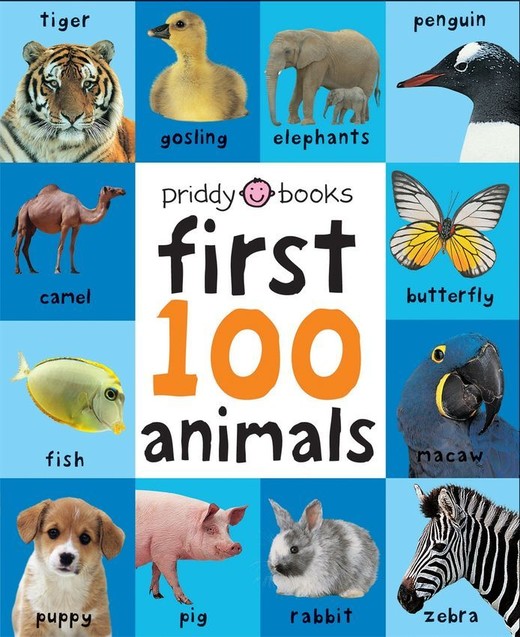okładka First 100 Animals książka | Priddy Roger