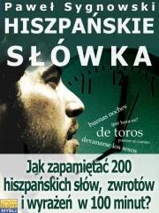 okładka Hiszpańskie słówka książka | Paweł Sygnowski