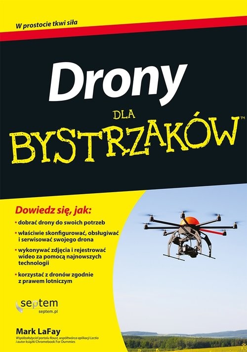 okładka Drony dla bystrzaków książka | Mark LaFay