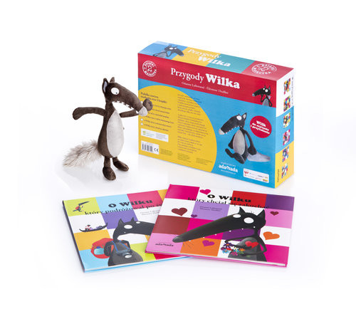okładka Przygody Wilka Pakiet Pudełko książka | Orianne Lallemand