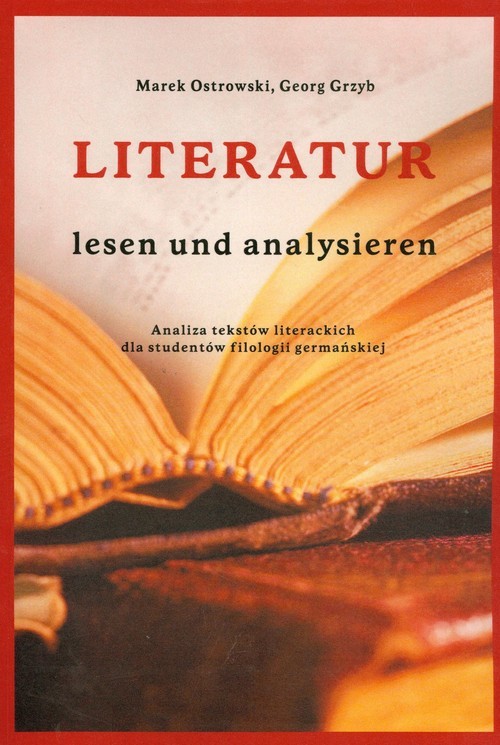 okładka Literatur lesen und analysieren Analiza tekstów literackich dla studentów filologii germańskiej książka | Georg Grzyb