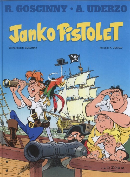 okładka Janko Pistolet książka | Albert Uderzo, René Goscinny