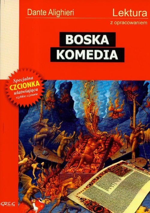okładka Boska Komedia Lektura z opracowaniem książka | Dante Alighieri