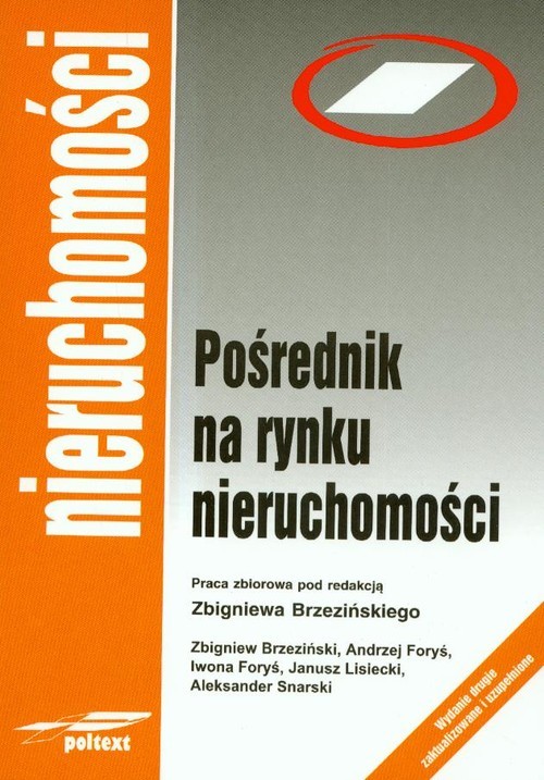 okładka Pośrednik na rynku nieruchomości książka | Opracowanie zbiorowe