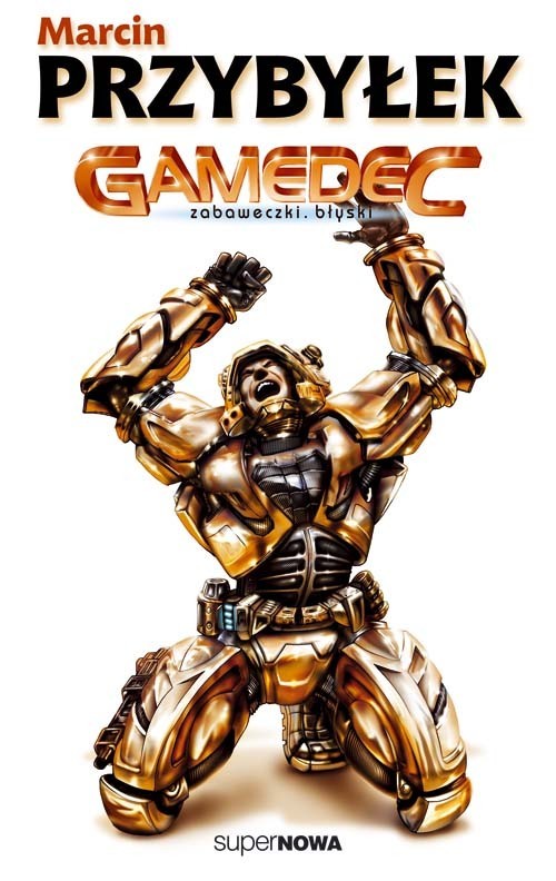 okładka Gamedec Zabaweczki Błyski książka | Marcin Sergiusz Przybyłek