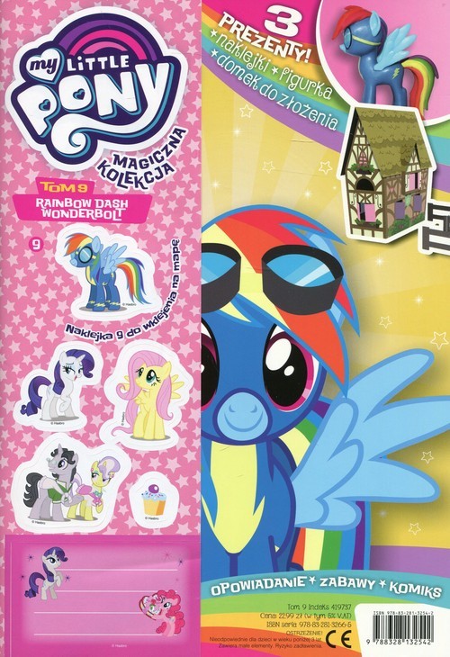 okładka My Little Pony Magiczna kolekcja 9 Rainbow Dash Wonderbolt książka