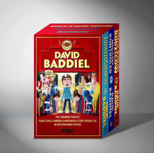 okładka Agencja Wynajmu Rodziców / Magiczny kontroler / ZwierzoChłopiec pakiet książka | David Baddiel