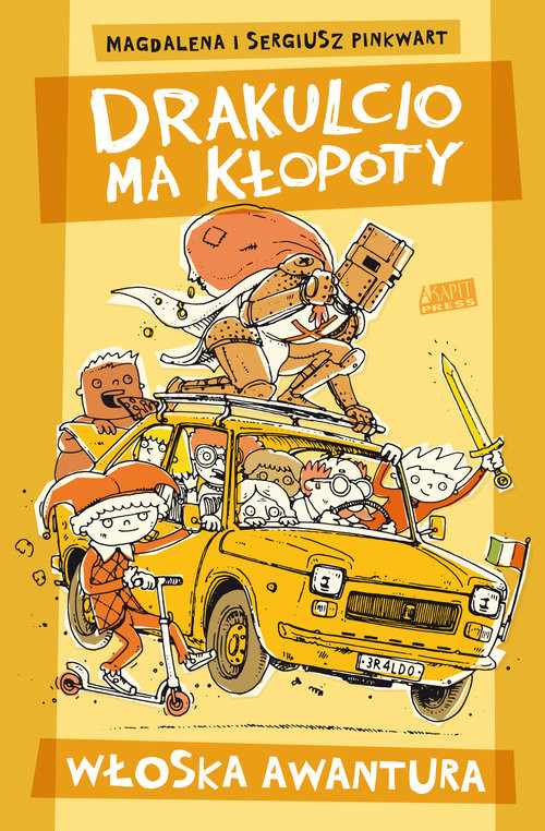 okładka Drakulcio ma kłopoty Włoska awantura książka | Magdalena Pinkwart, Sergiusz Pinkwart