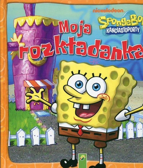 okładka SpongeBob Kanciastoporty Moja rozkładanka książka