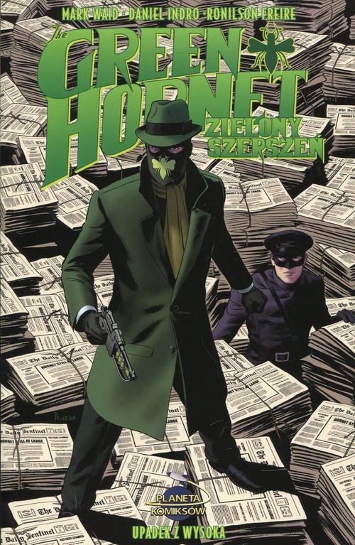 okładka Zielony szerszeń Tom 1 Upadek z wysoka książka | Mark Waid