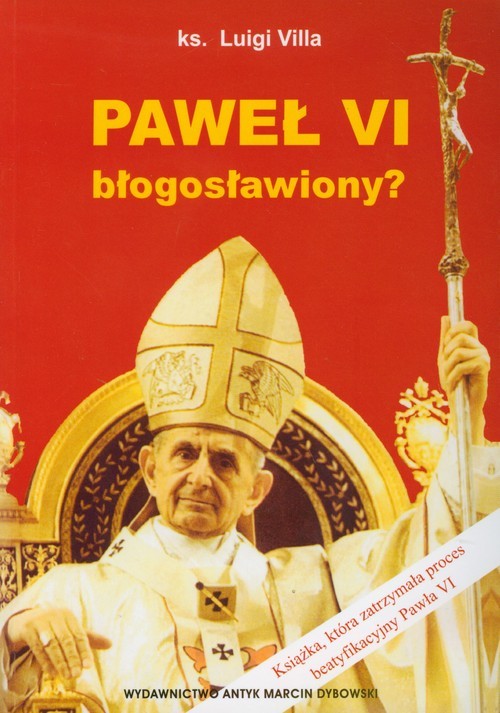 okładka Paweł VI błogosławiony książka | Luigi Villa