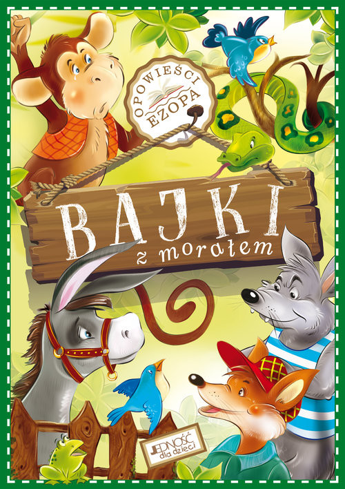 okładka Bajki z morałem Opowieści Ezopa książka | Opracowanie zbiorowe
