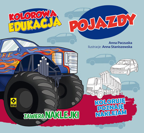okładka Kolorowa edukacja Pojazdy książka | Anna Paczuska