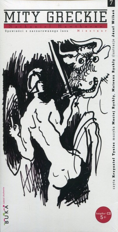 okładka Mity greckie 7 Minotaur + CD książka | Nathaniel Hawthorne