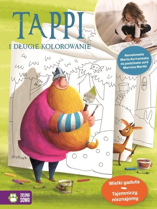 okładka Tappi i długie kolorowanie Wielki gaduła Tajemniczy nieznajomy książka | Opracowanie zbiorowe