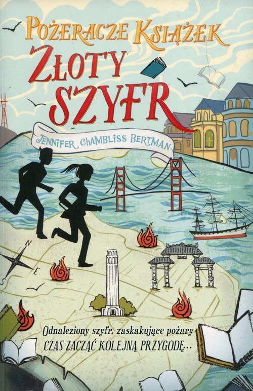 okładka Pożeracze książek Tom 2 Złoty szyfr książka | Jennifer Chambliss Bertman