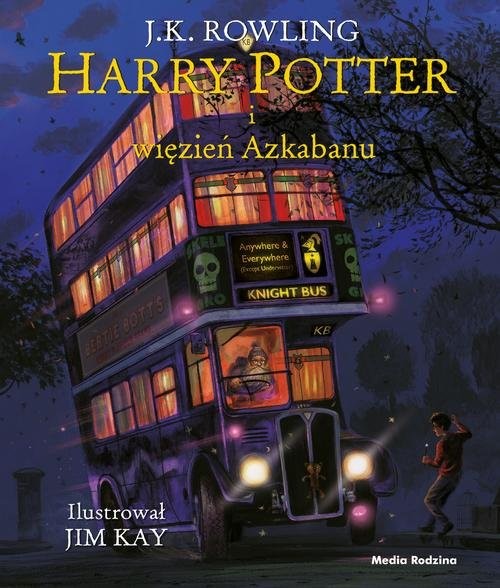 okładka Harry Potter i więzień Azkabanu ilustrowany książka | J.K. Rowling