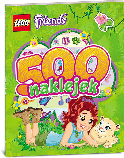 okładka LEGO Friends 500 naklejek książka