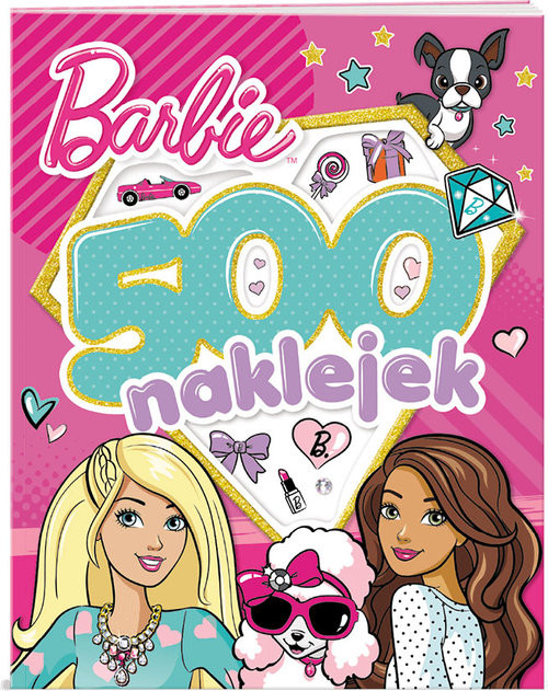 okładka Barbie 500 naklejek książka