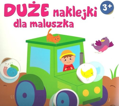 okładka Duże naklejki dla maluszka Traktor książka