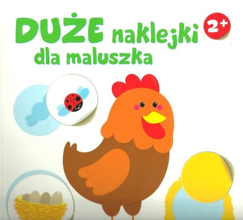 okładka Duże naklejki dla maluszka Kurka książka