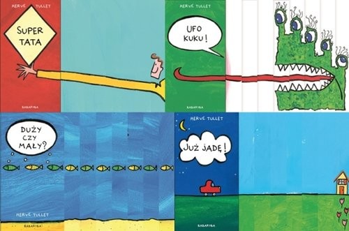 okładka Zestaw kartonikowych książek dla najmłodszych Pakiet książka | Herve Tullet