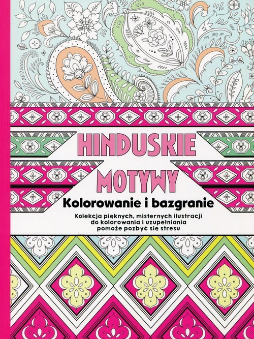 okładka Hinduskie motywy Kolorowanie i bazgranie książka