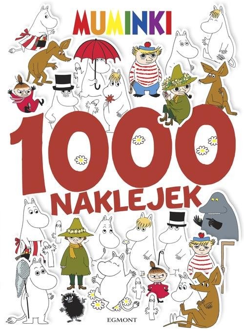 okładka Muminki 1000 naklejek książka | Anna Porowska