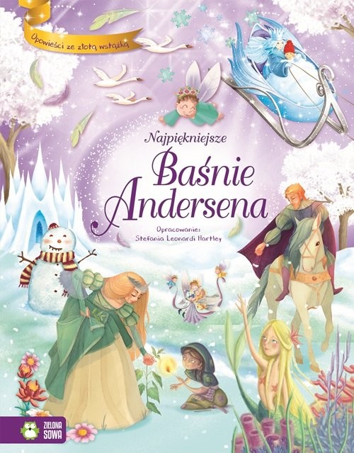 okładka Opowieści ze złotą wstążką Najpiękniejsze Baśnie Andersena książka | Hans Christian Andersen