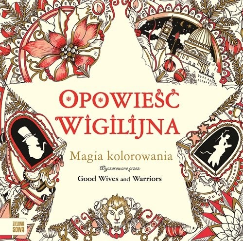 okładka Opowieść Wigilijna Kolorowanka dla dorosłych książka