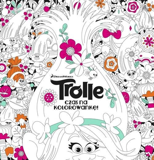 okładka Trolle Czas na kolorowankę! książka | Gerardi Jan