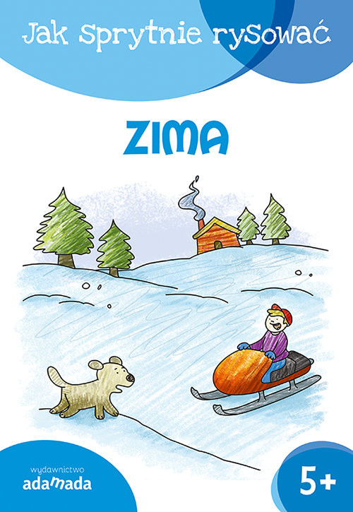 okładka Jak sprytnie rysować Zima książka