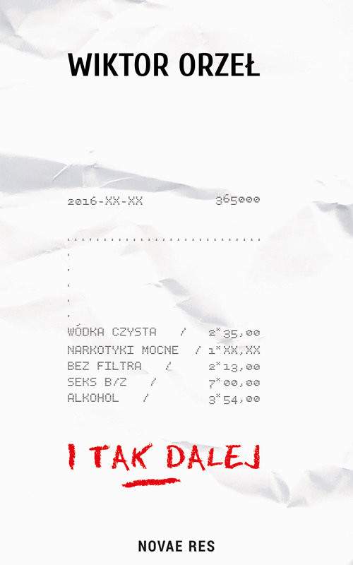 okładka I tak dalej książka | Wiktor Orzeł