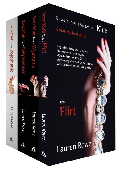 okładka Flirt / Wyznanie / Niepewność / Pojednanie Pakiet książka | Lauren Rowe