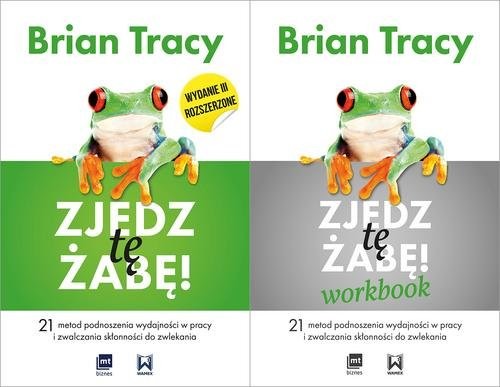 okładka Zjedz tę żabę / Zjedz tę żabę Workbook Pakiet książka | Brian Tracy