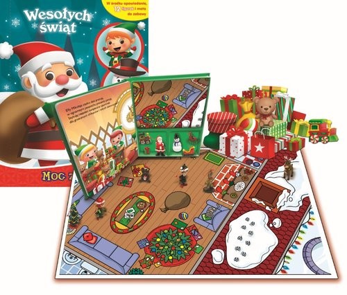 okładka Wesołych Świąt Moc Zabawy książka