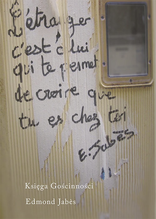 okładka Księga Gościnności książka | Edmond Jabs