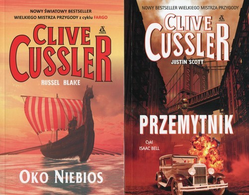 okładka Przemytnik / Oko Niebios Pakiet książka | Clive Cussler