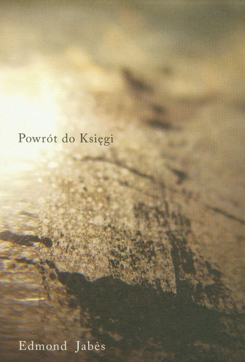 okładka Powrót do Księgi książka | Edmond Jabes