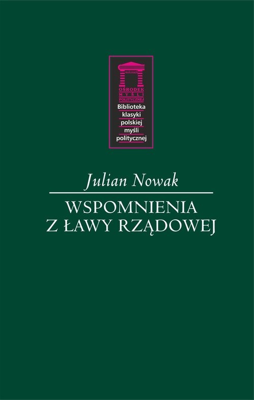 okładka Wspomnienia z ławy rządowej książka | Nowak Julian